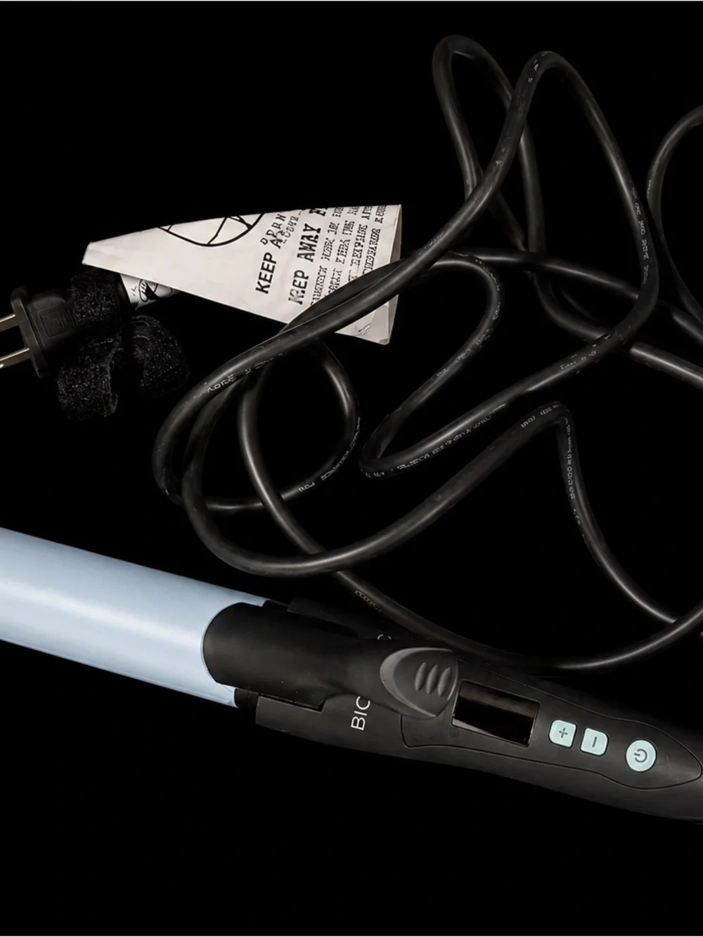 Bioionic 1 inch Barrel Curling Iron convertible straightener Digital Controls